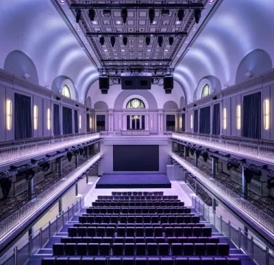 An architectural drawing depicts the M&T Bank Exchange theater and events venue. Image courtesy of M&T Bank Exchange.
