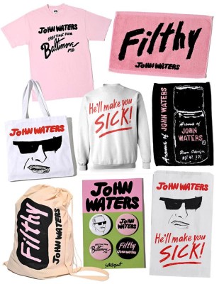 John Waters debuts fashion and gift line; drops canine-themed single; offers details about Christmas tour of spoken-word shows